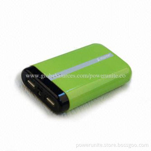 Portable Battery Charger for iPhone/iPod and Other Digital Products with 7,800mAh Capacity